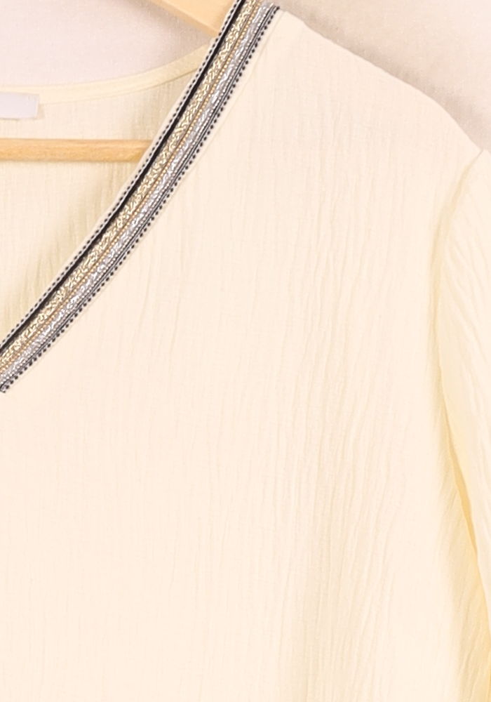 Blouse Beige - Taille M/38