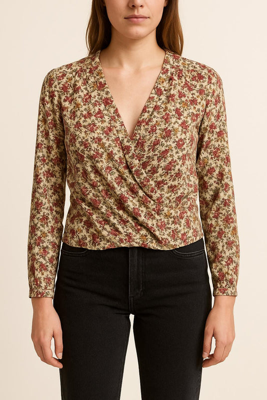 Blouse Fleurie Multicolore - Taille M/38