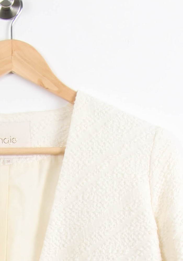 Gilet Tailleur Blanche - Taille M/38