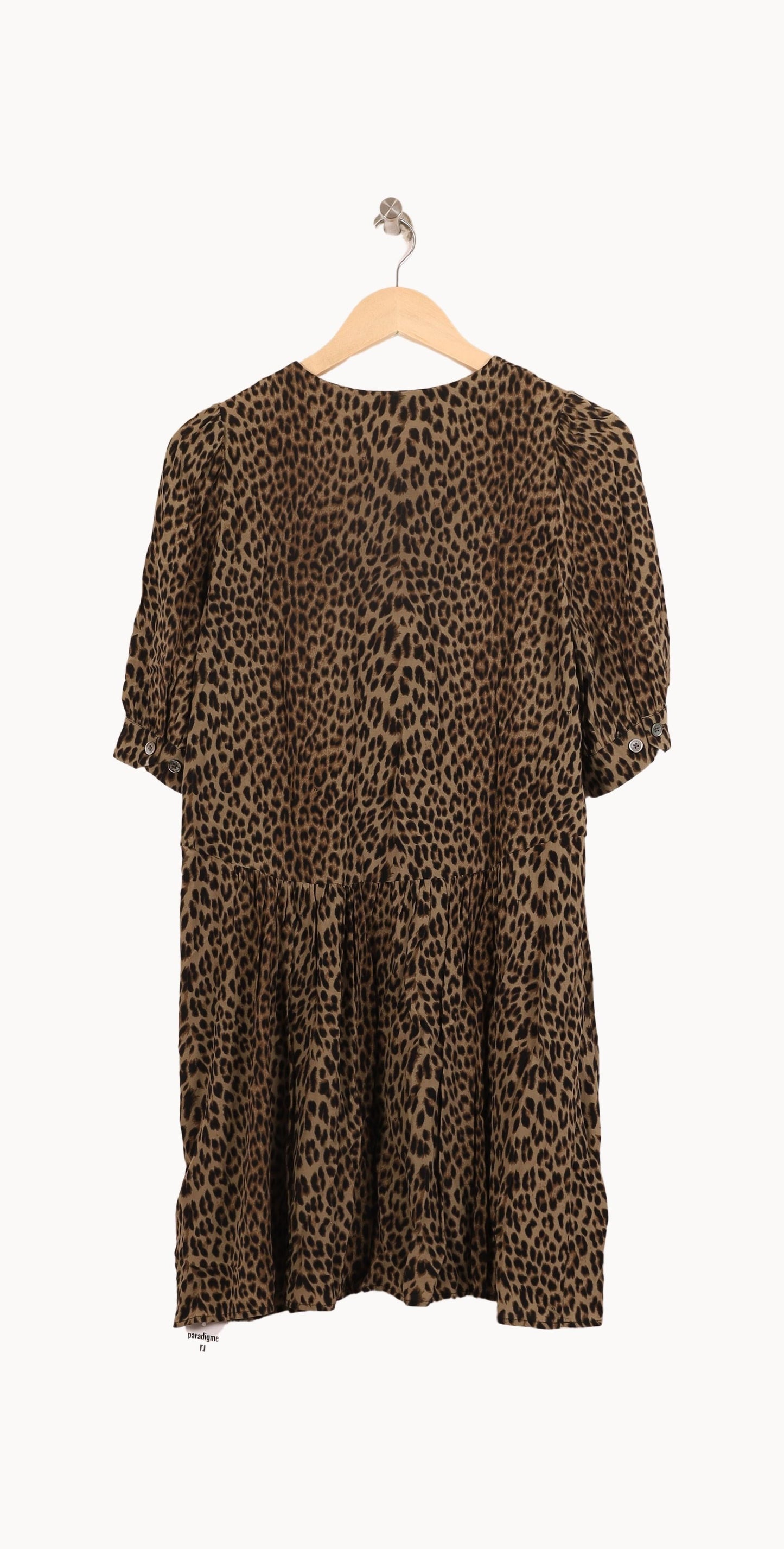 Robe Courte Marron et Noire - Taille XS/34
