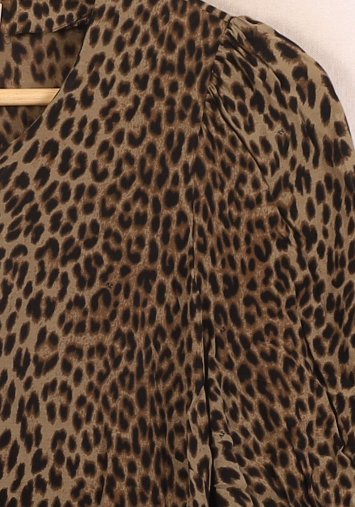 Robe Courte Marron et Noire - Taille XS/34