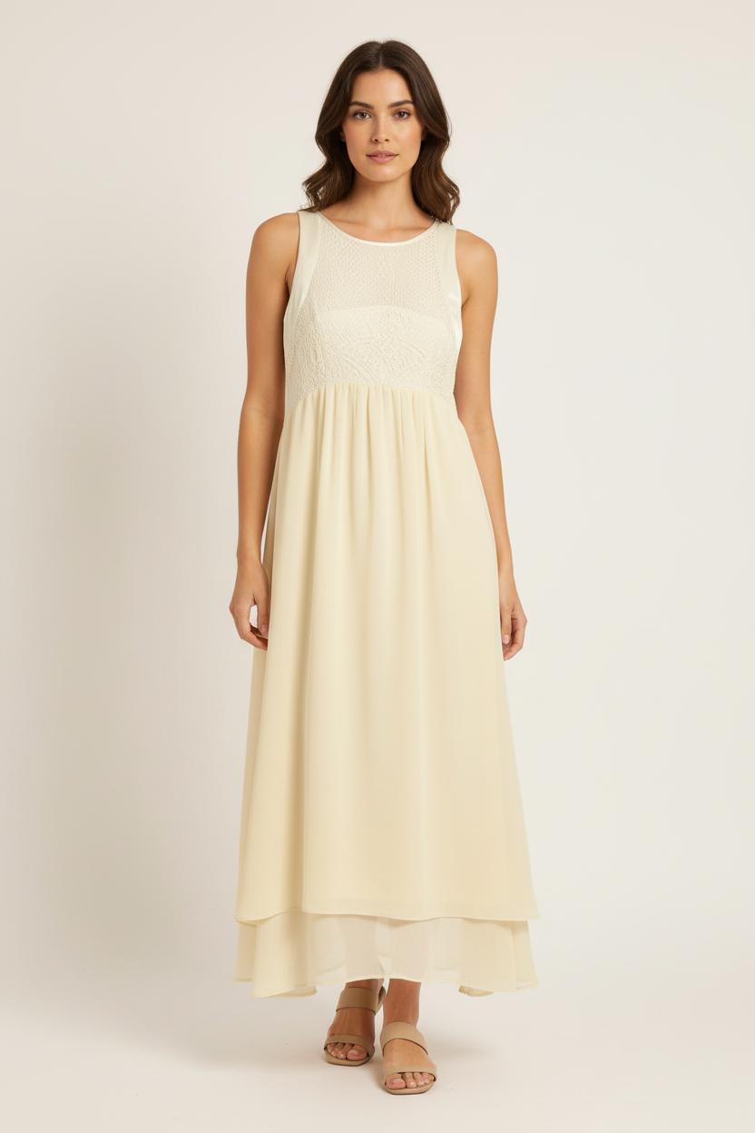 Robe Longue Jaune - Taille S/36