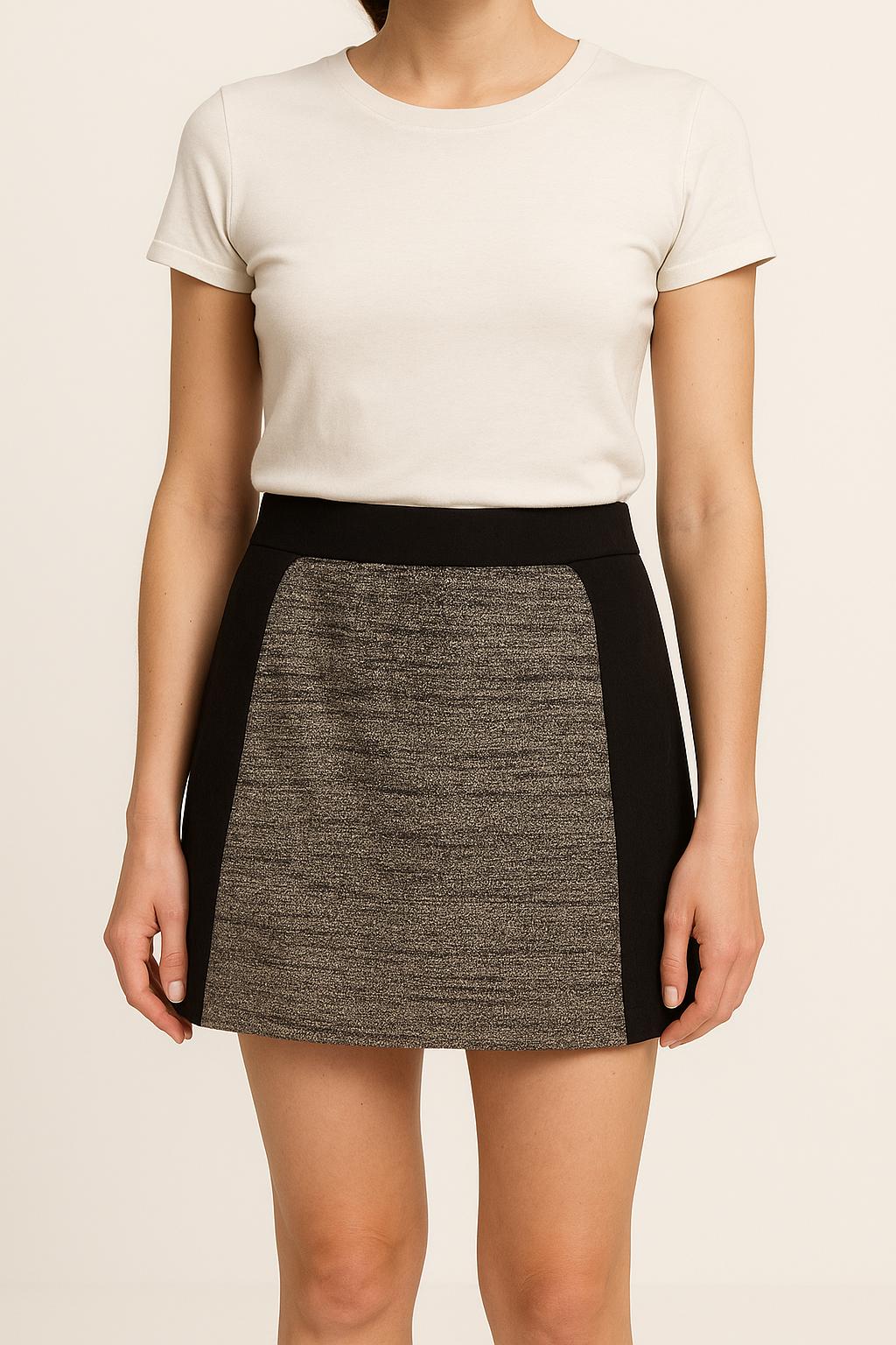 Jupe Courte Grise et Noire - Taille S/36