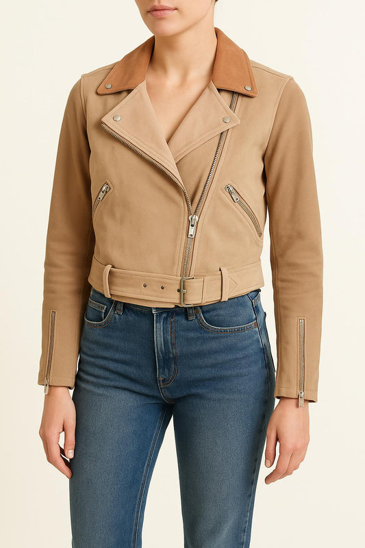 Perfecto Beige et Rose - Taille XS/34