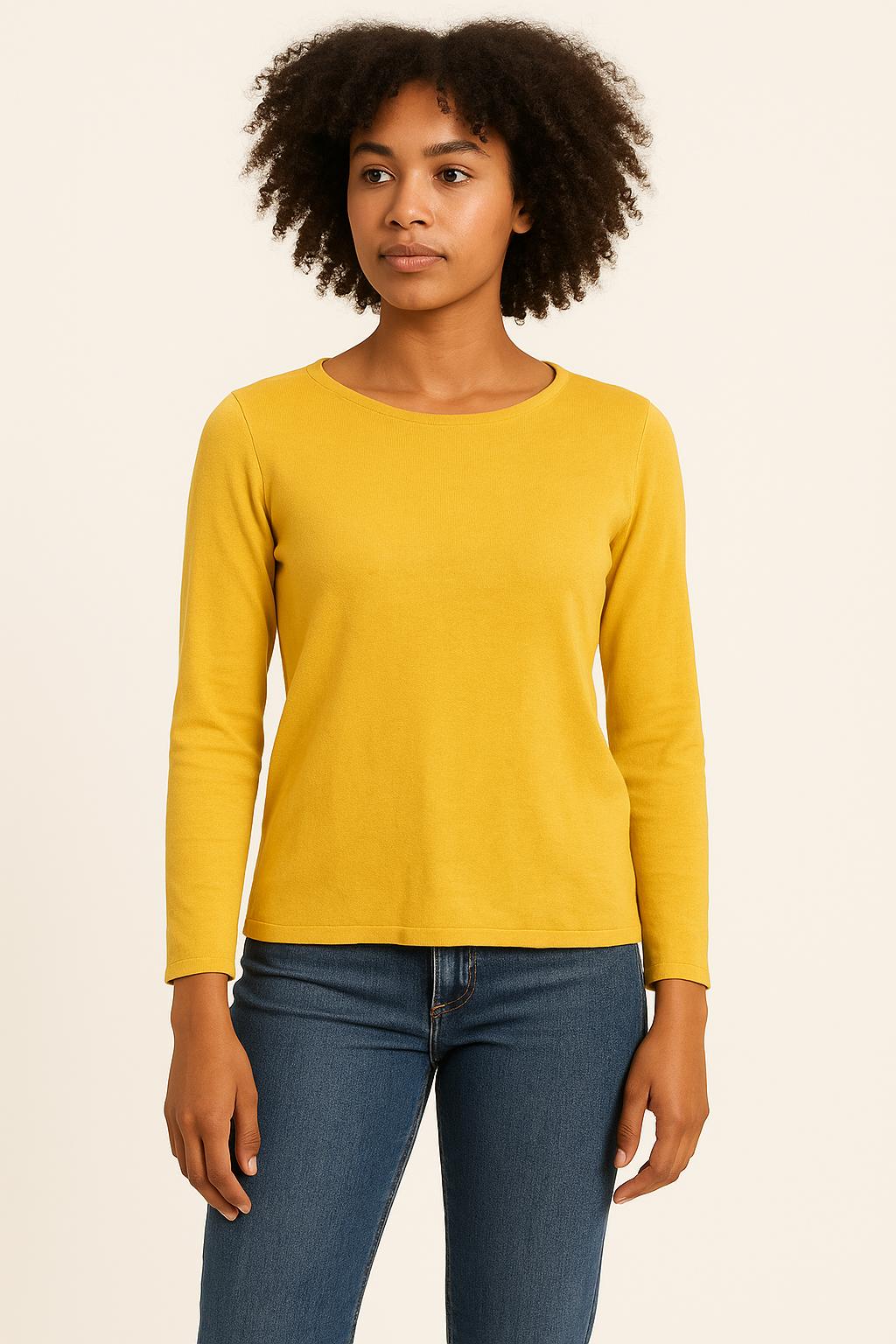 Pull Jaune - Taille S/36