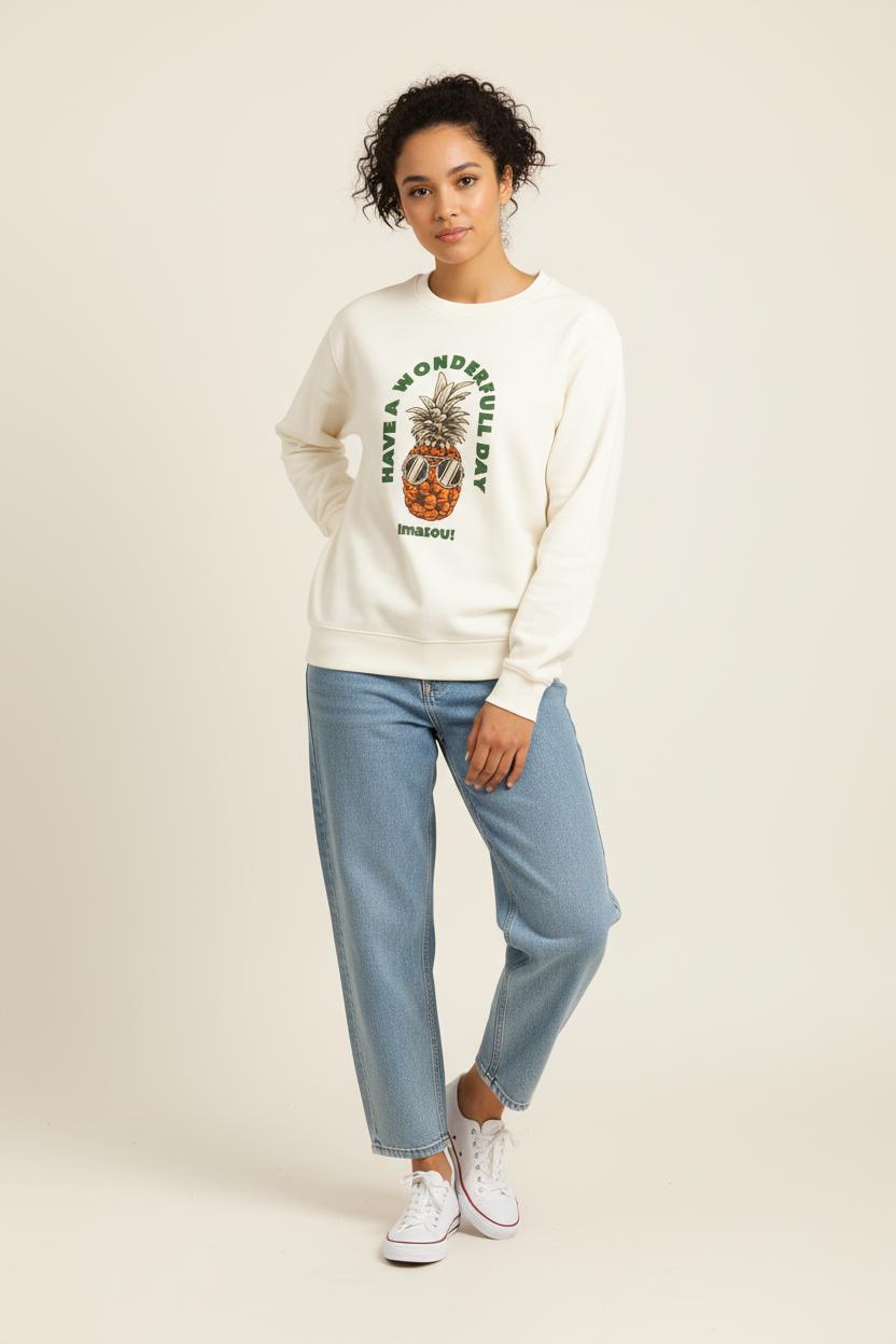 Sweat Blanc - Taille XS/34