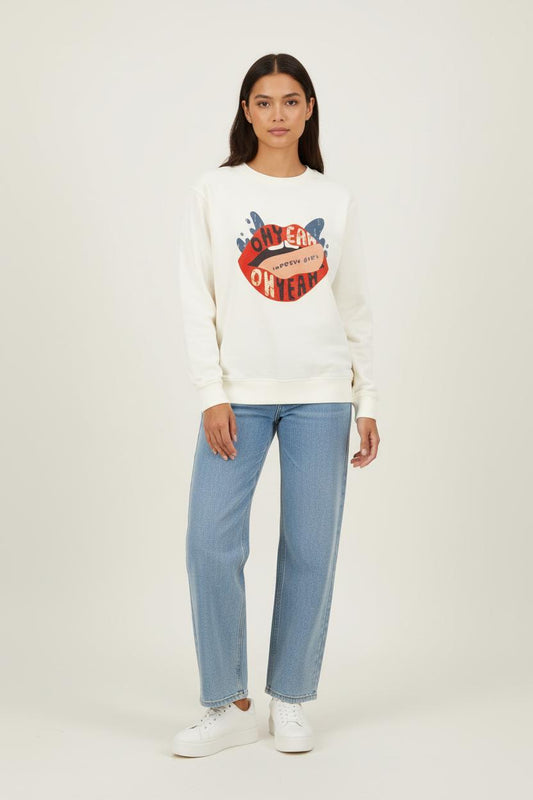 Sweat Blanc - Taille XS/34