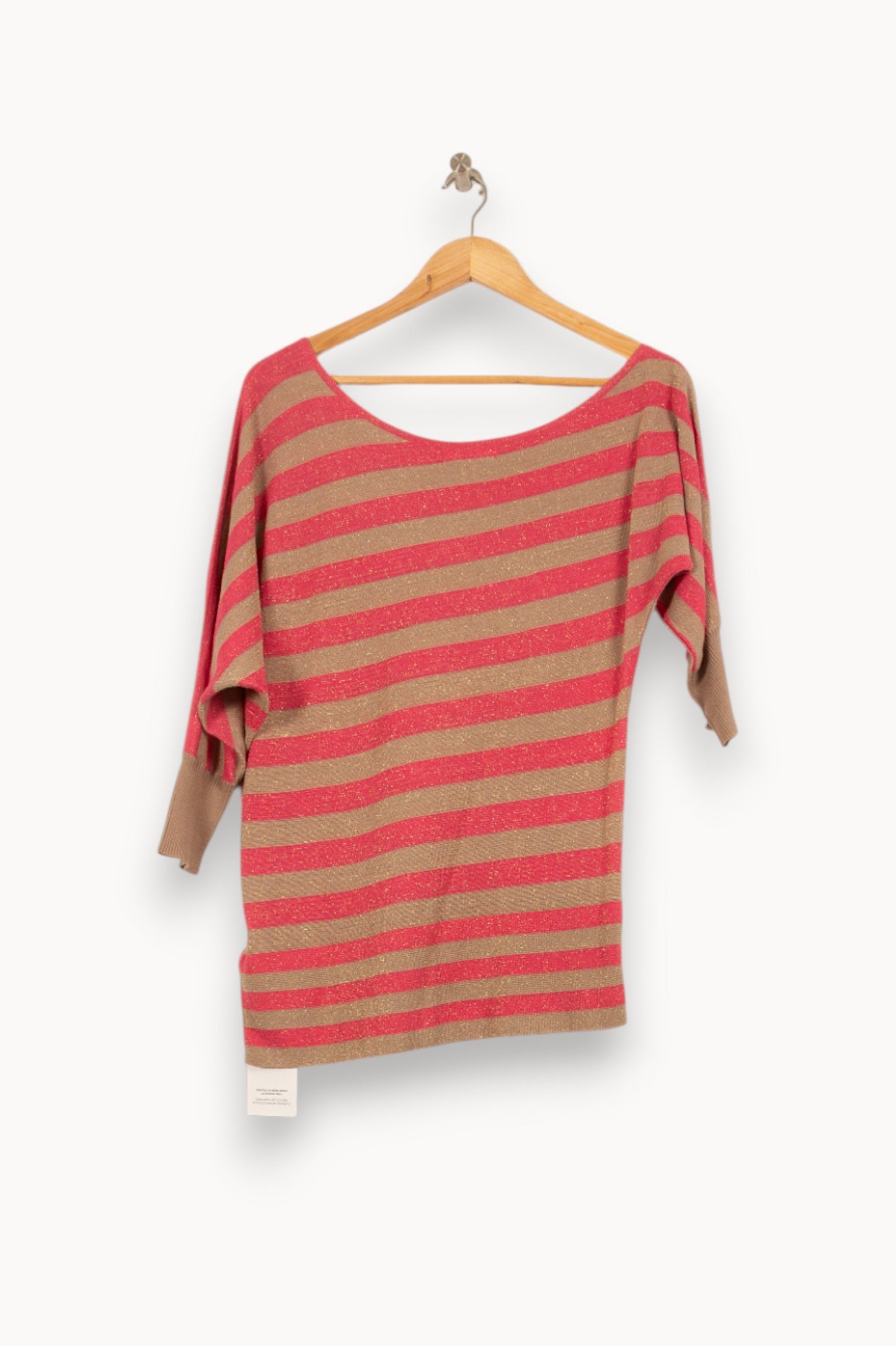 Pull Marron et Rouge - Taille M/38