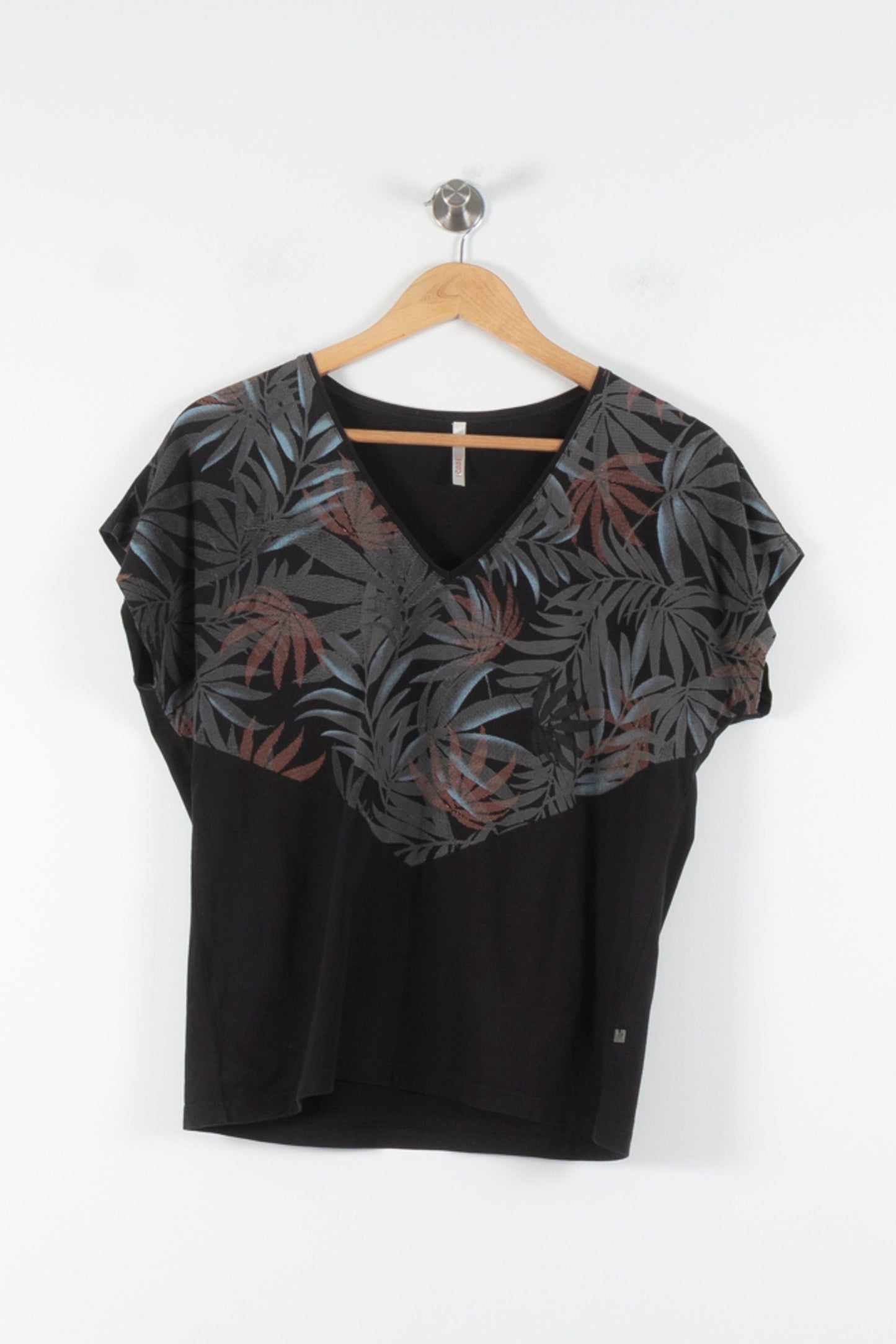 Top Noir et Gris - Taille M/38