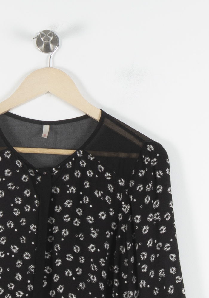 Blouse Noire et Blanche - Taille XL/42