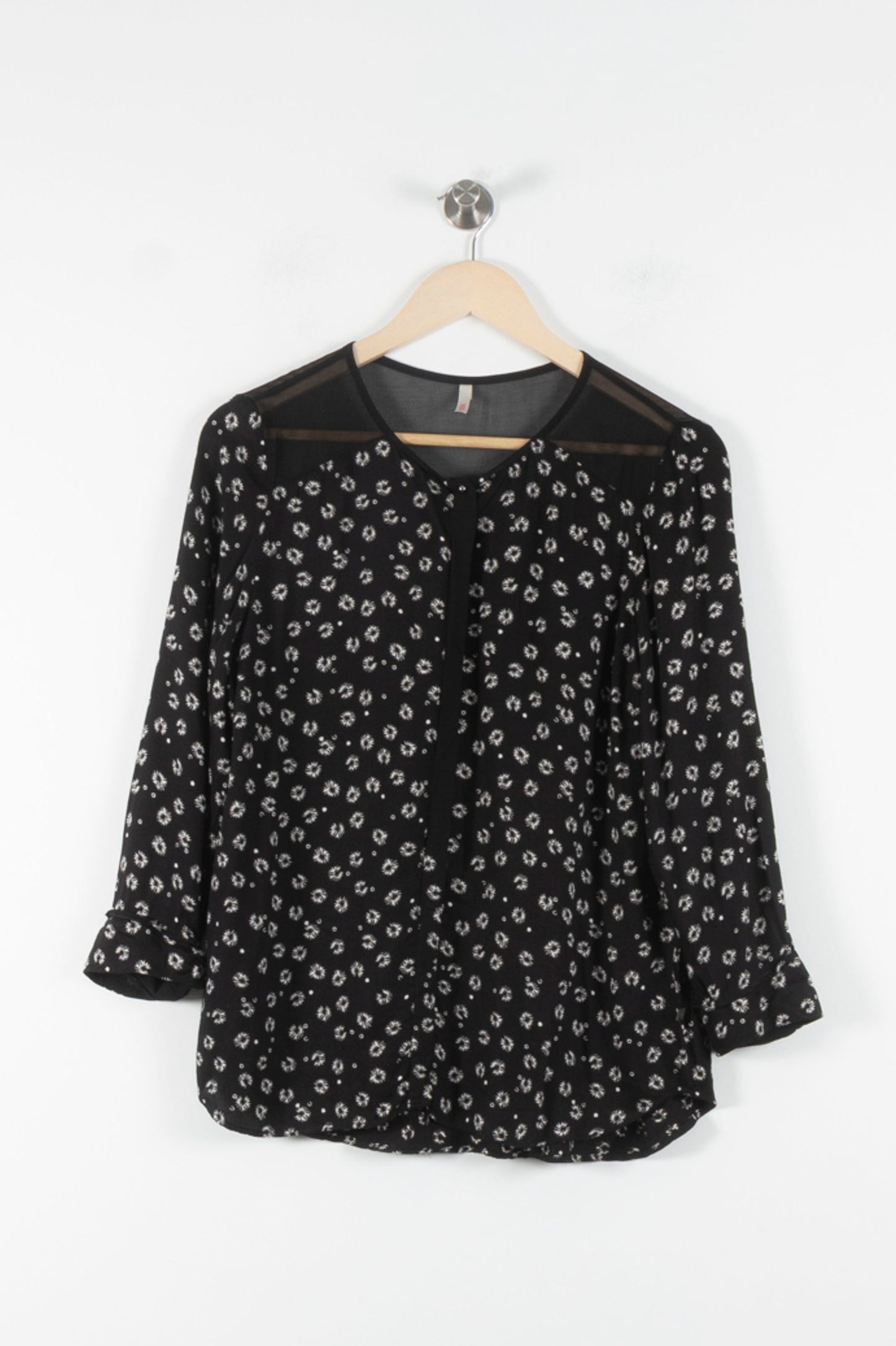 Blouse Noire et Blanche - Taille XL/42