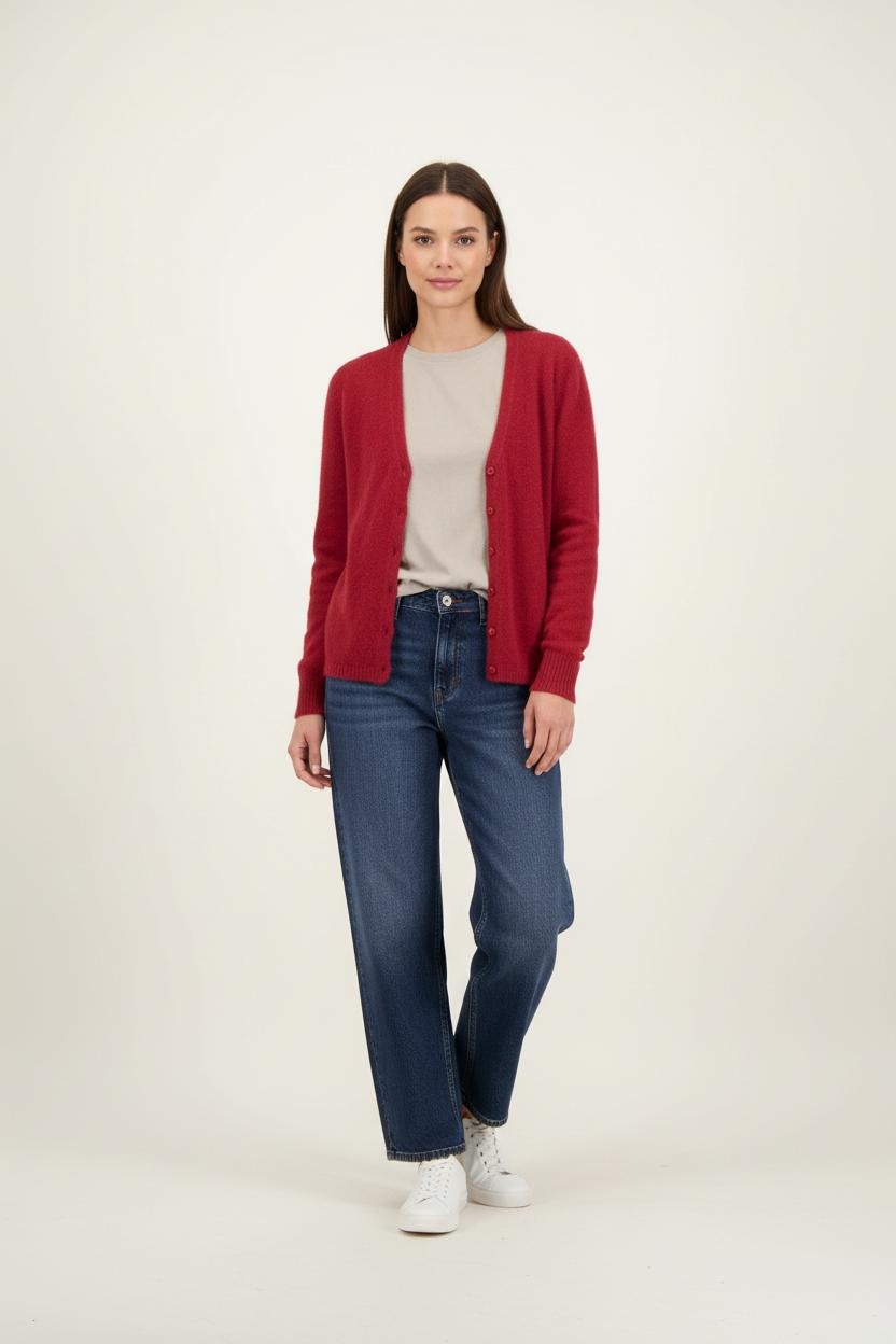 Cardigan Rouge - Taille XS/34