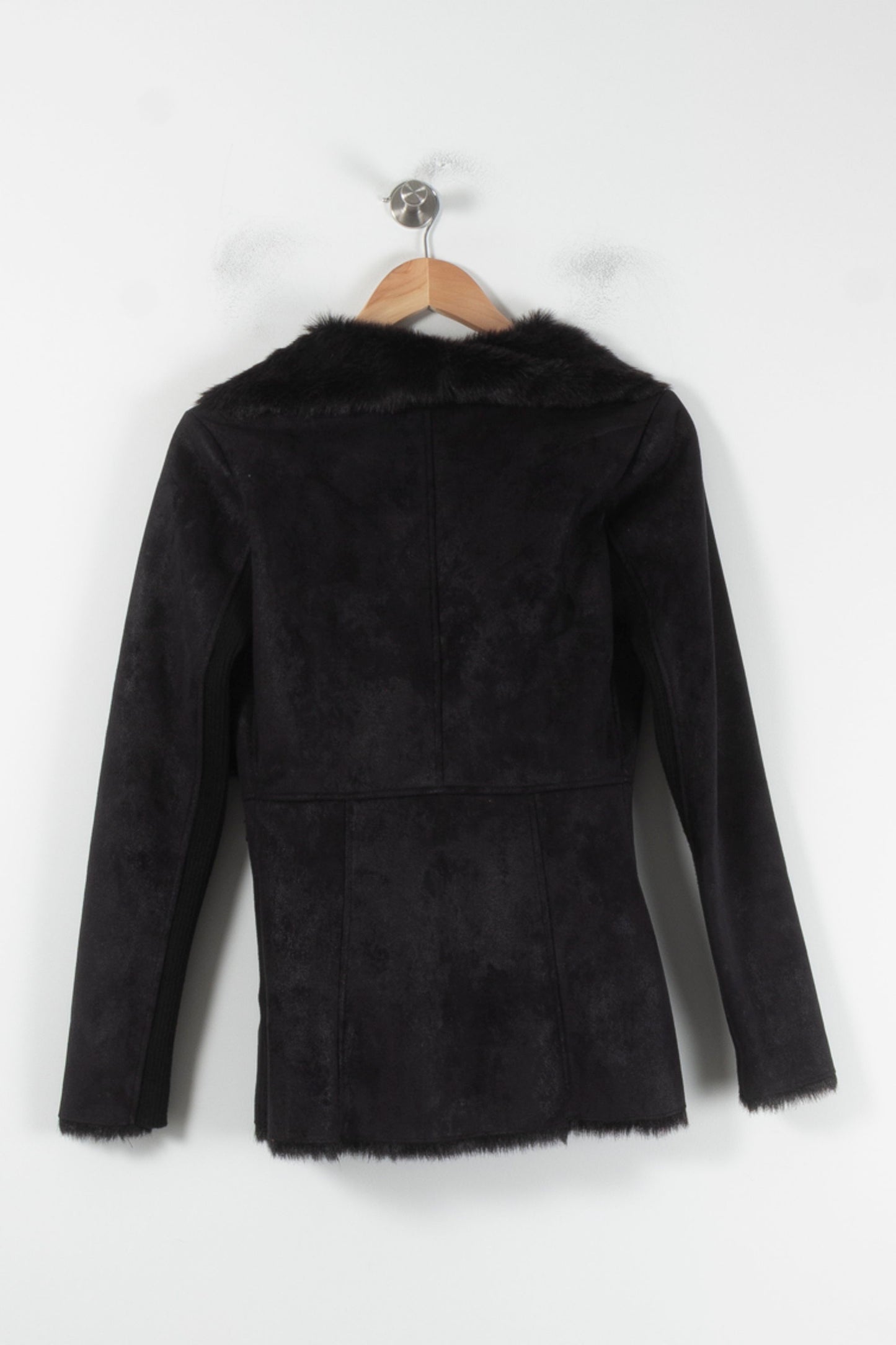 Gilet En Daim Noire - Taille XS/34