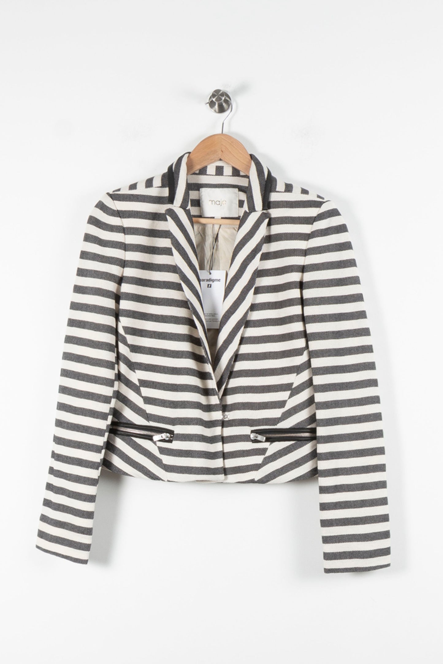 Veste Tailleur Blanche et Noire - Taille S/36