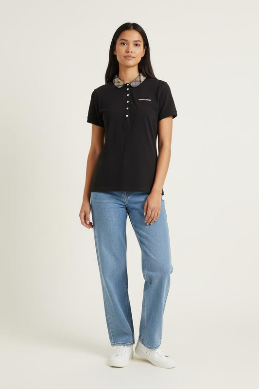 Polo Noir et Beige - Taille XL/42