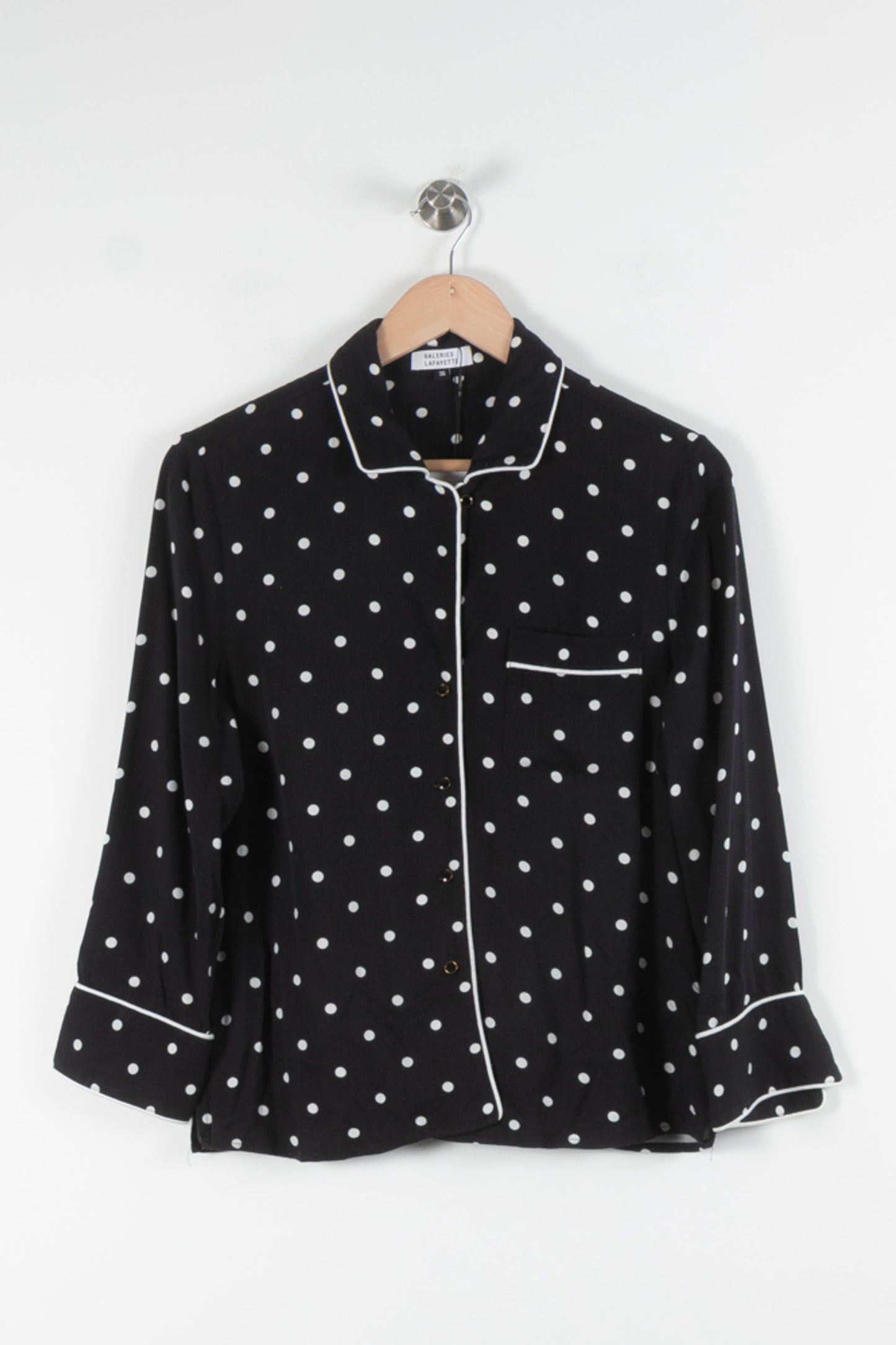 Chemise Noire et Blanche - Taille M/38