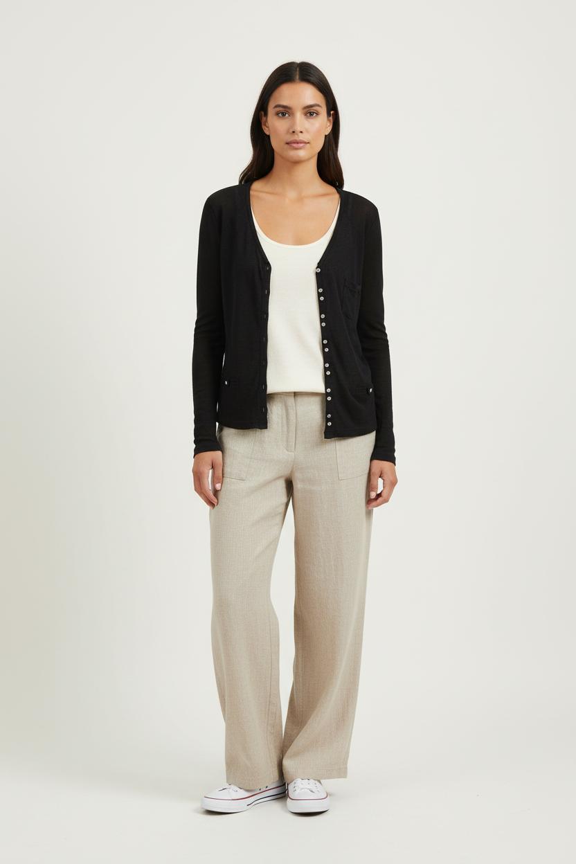 Cardigan Noir - Taille S/36