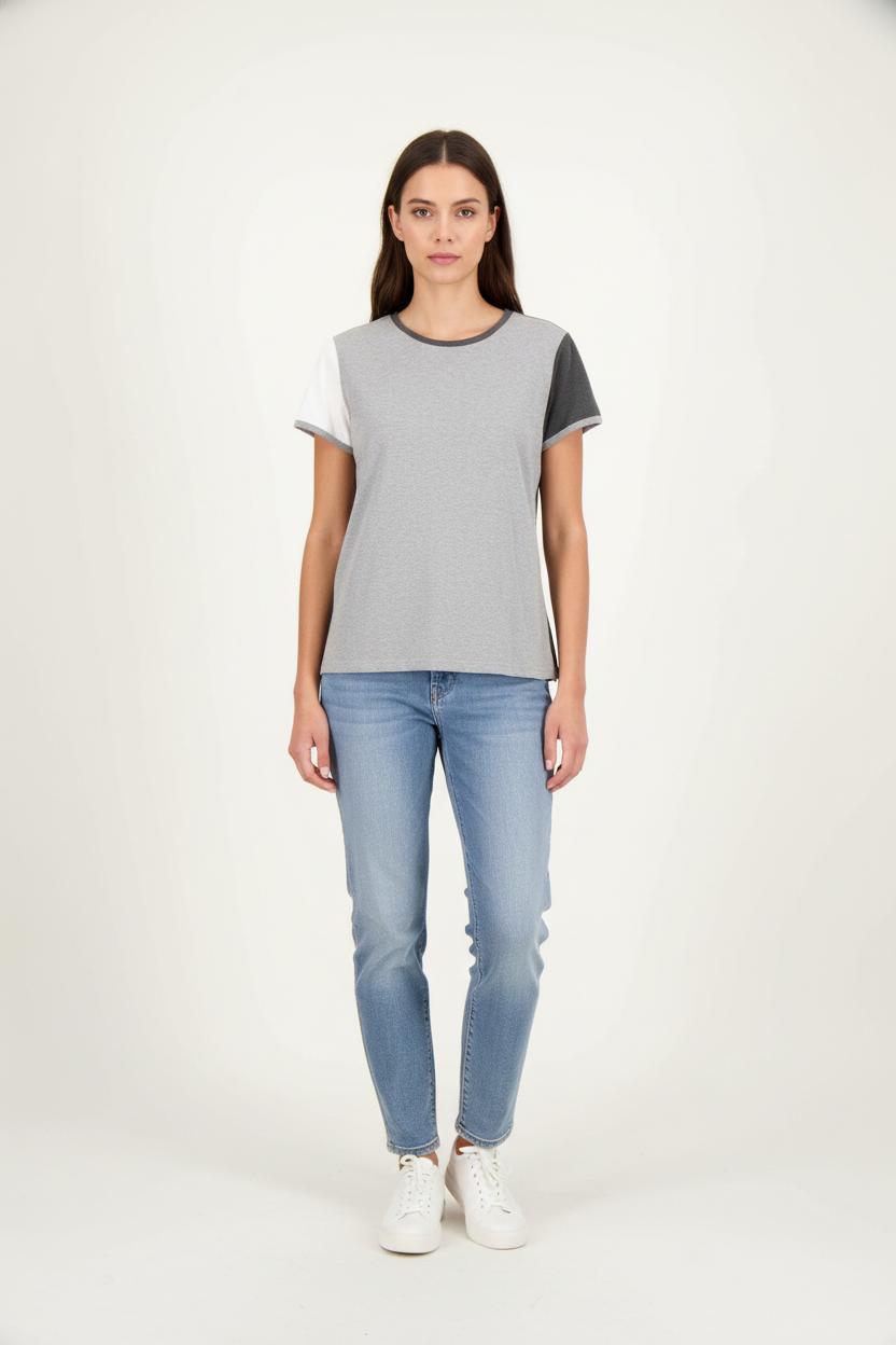 Tee shirt Gris et Noir - Taille XL/42