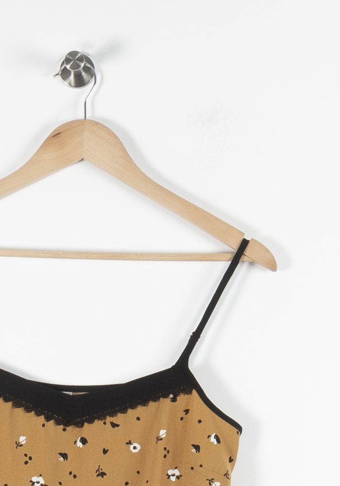 Débardeur Marron et Noir - Taille XS/34