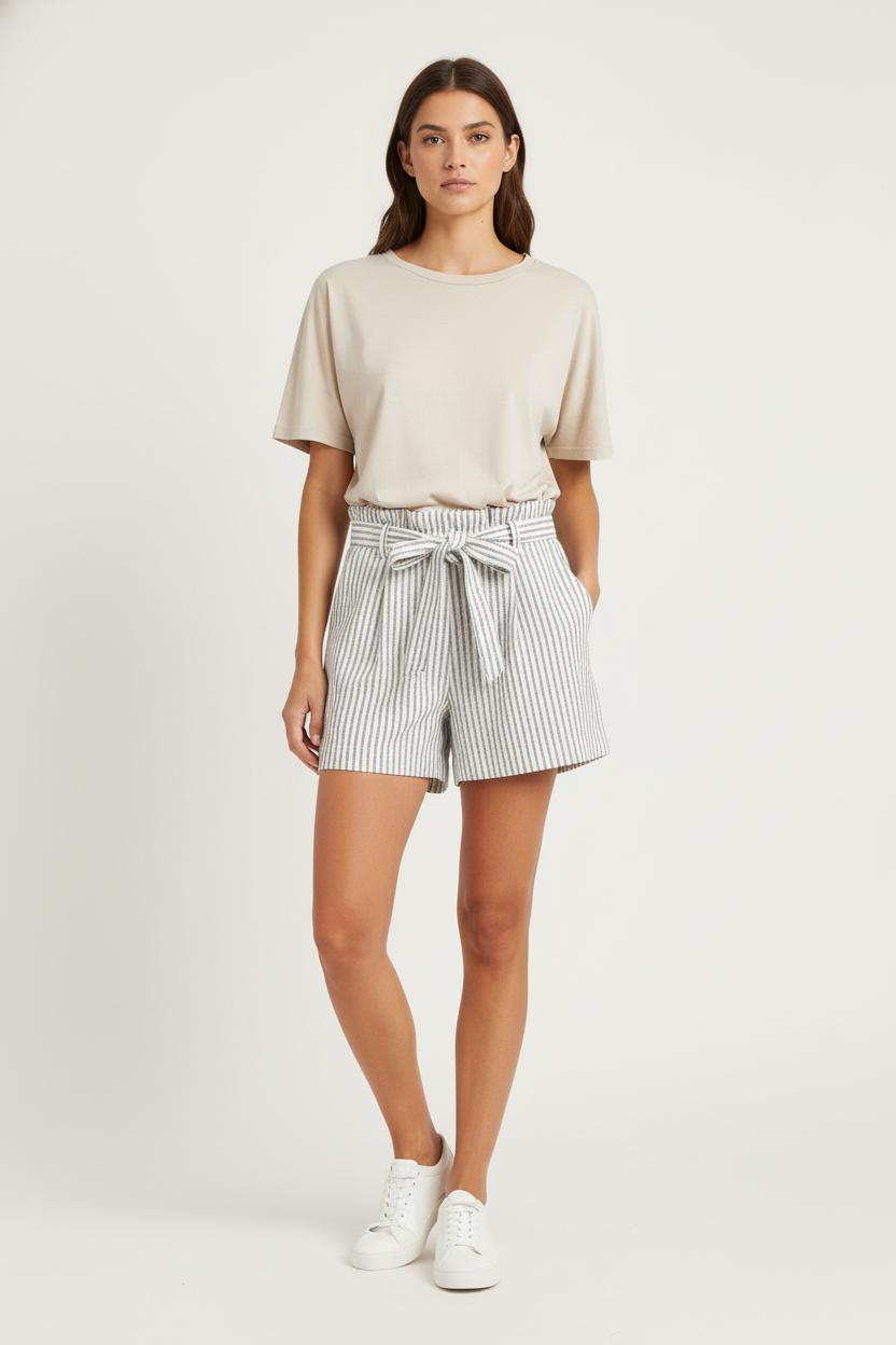 Short Blanc et Noir - Taille S/36