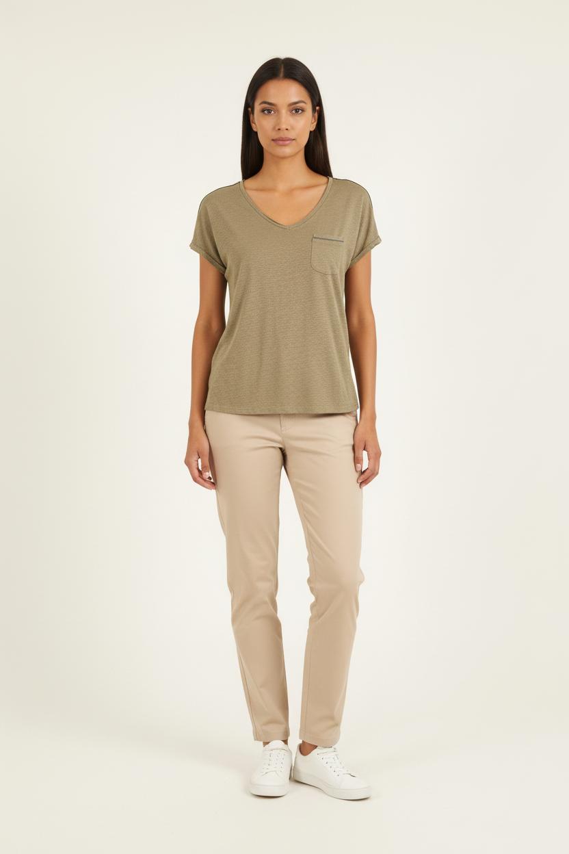 Tee-shirt Vert - Taille XS/34