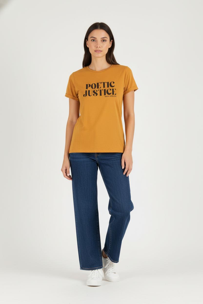 Tee-shirt Orange - Taille XS/34