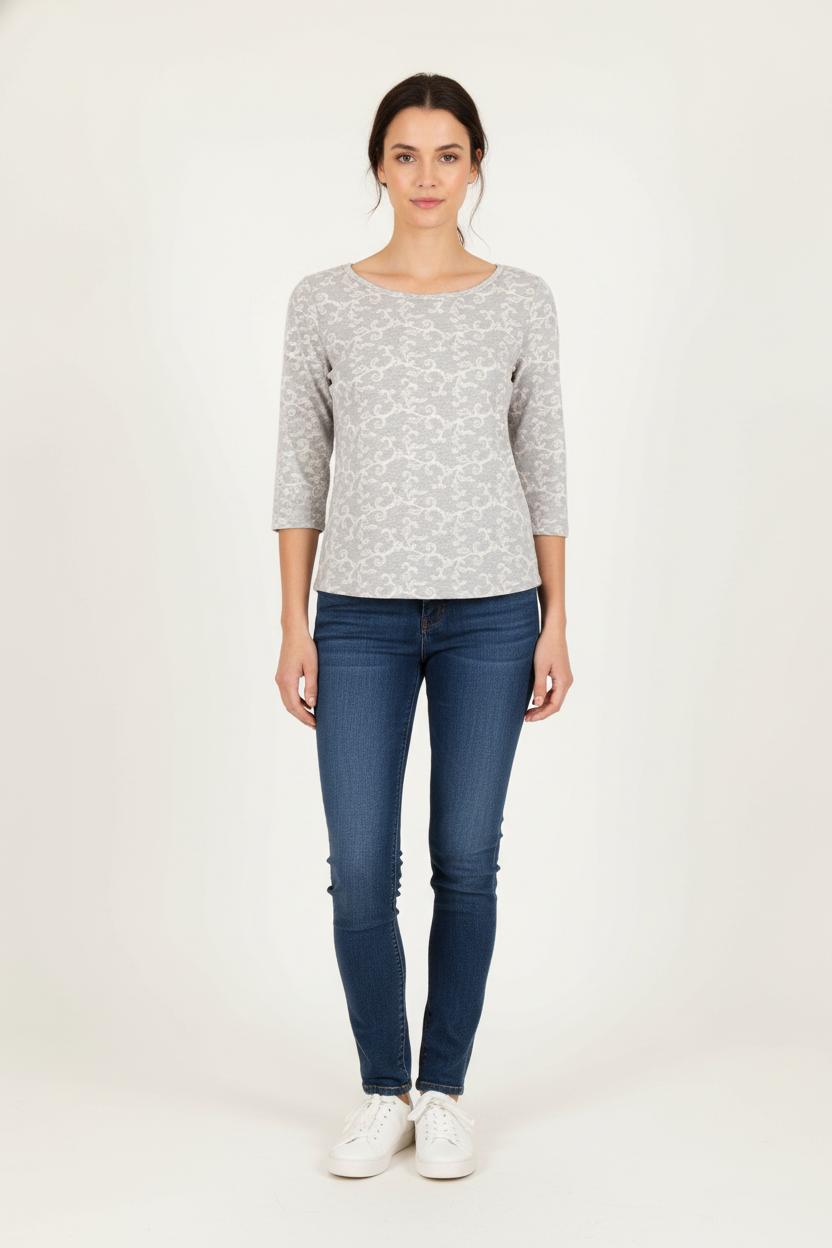 Sweatshirt Gris - Taille S/36