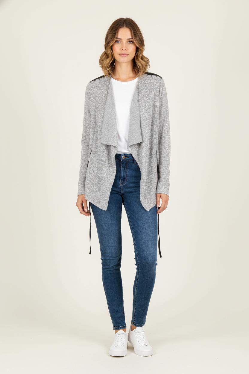 Cardigan Gris - Taille M/38