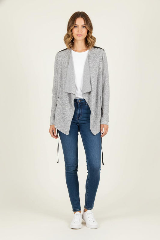 Cardigan Gris - Taille M/38