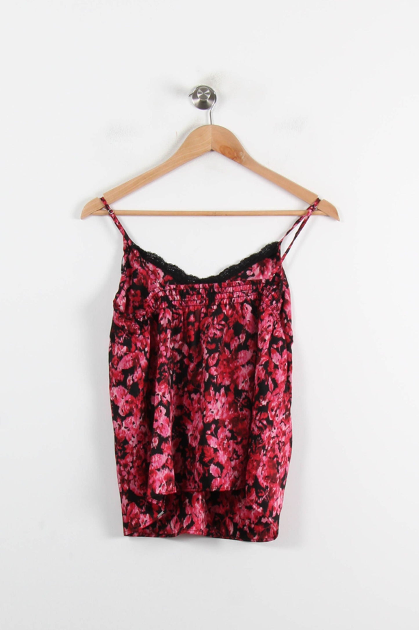 Caraco Rose et Noir - Taille L/40