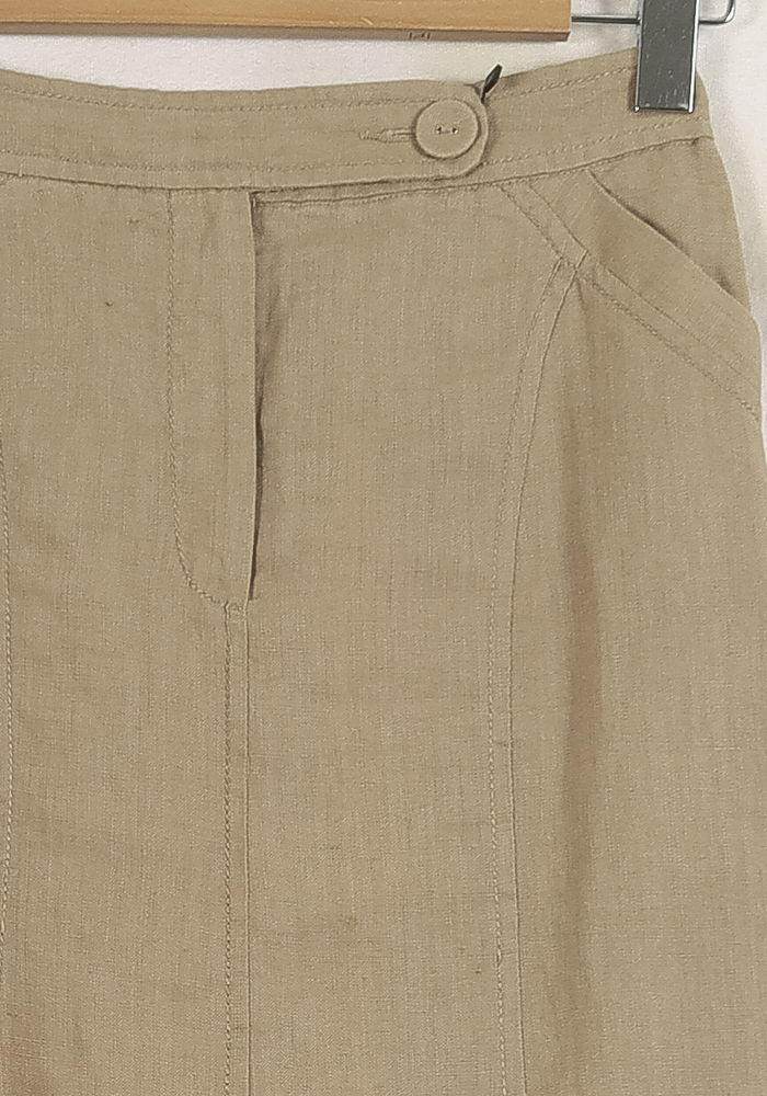 Jupe Midi Beige - Taille M/38