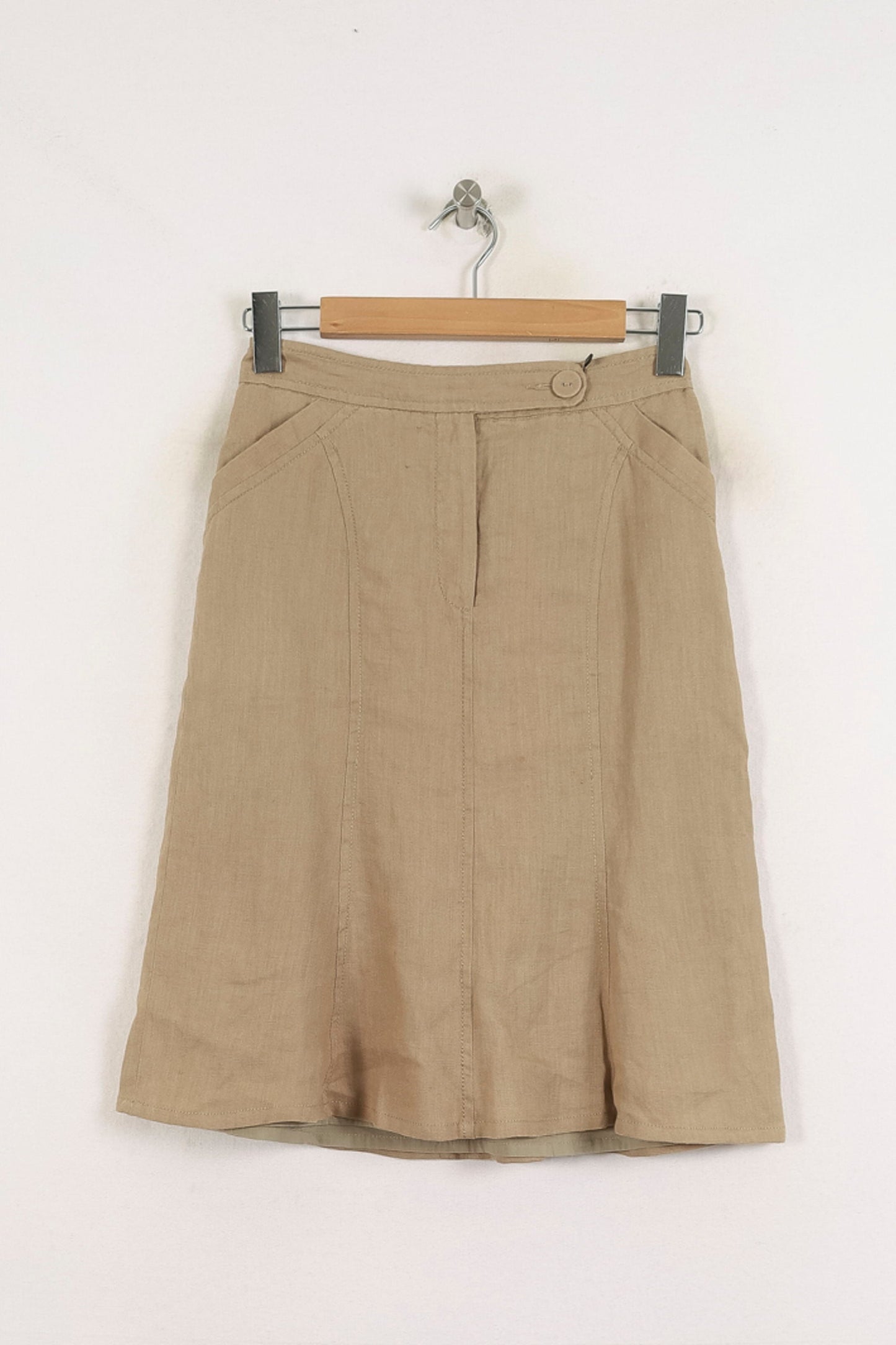 Jupe Midi Beige - Taille M/38