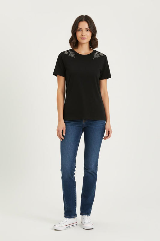 Tee-shirt Noir - Taille S/36