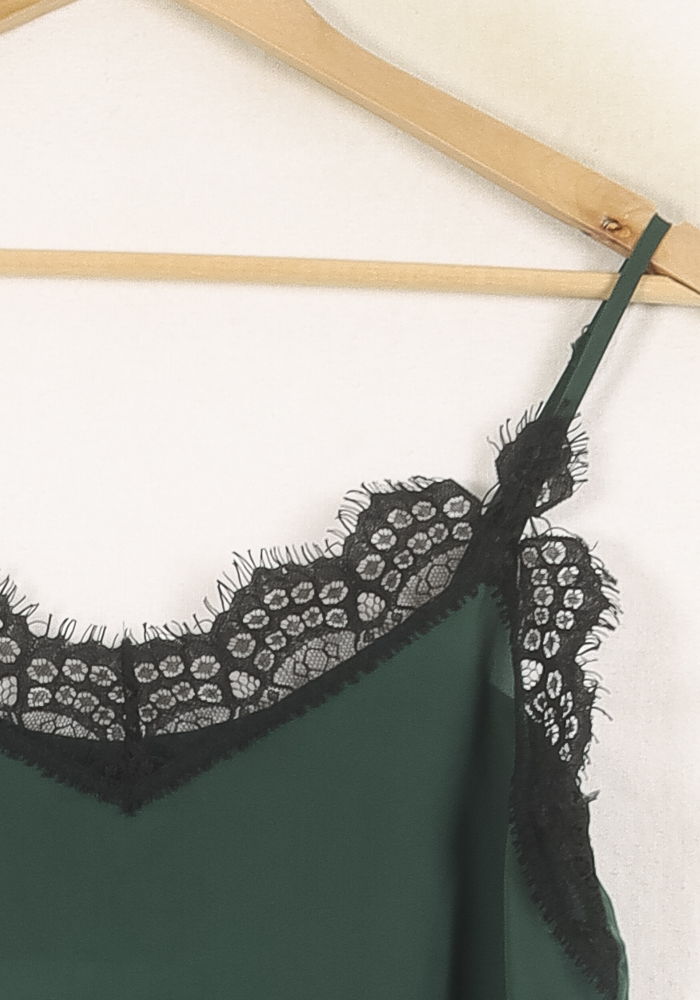 Caraco Vert et Noir - Taille S/36