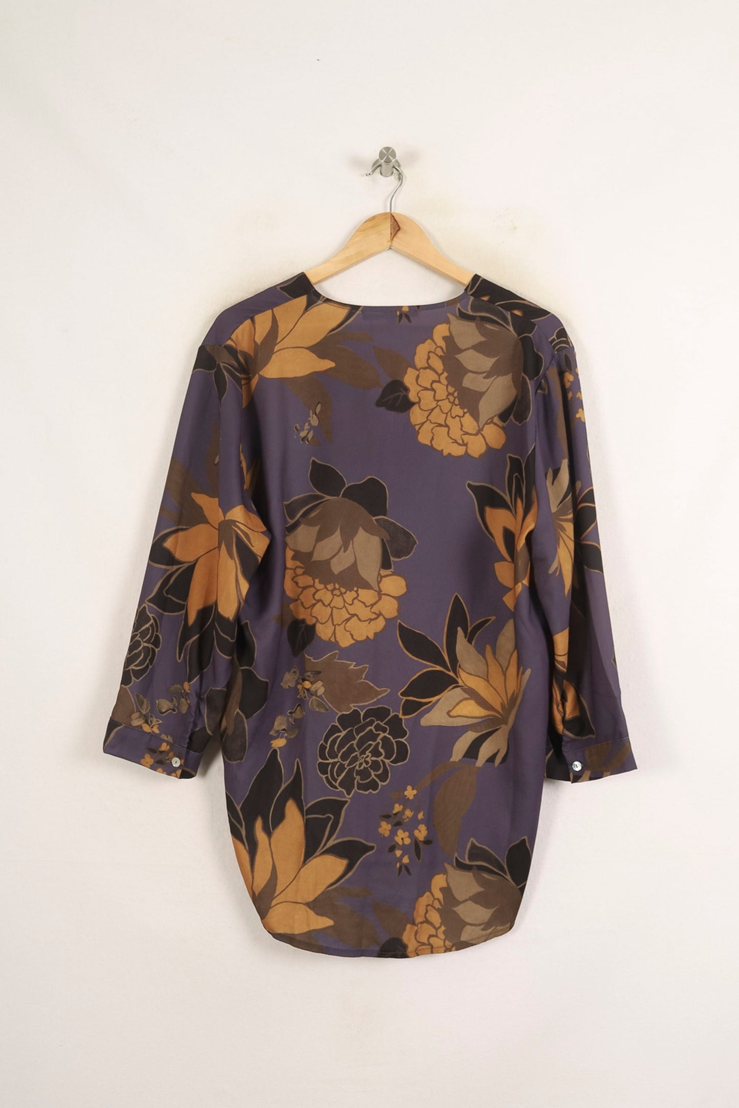 Blouse Violette et Jaune - Taille XXL/44