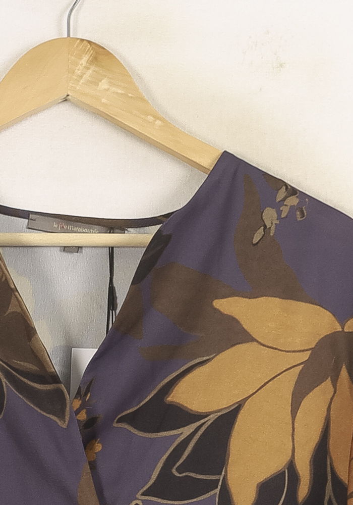 Blouse Violette et Jaune - Taille XXL/44