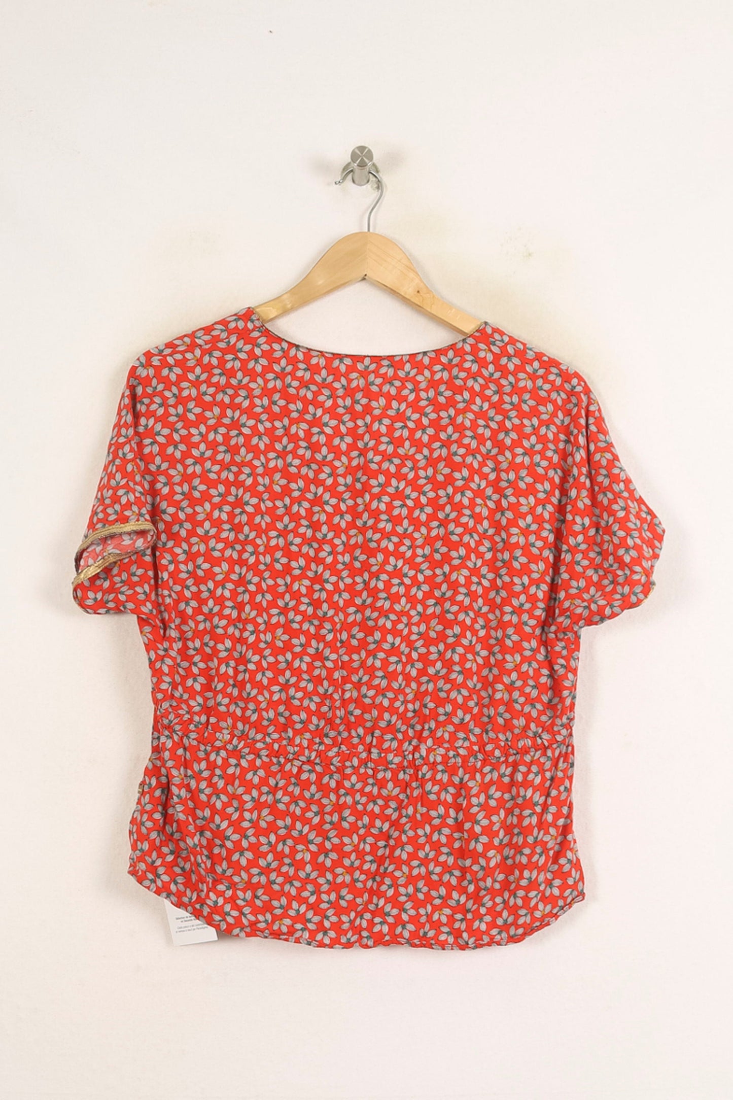 Blouse Rouge et Blanche - Taille S/36