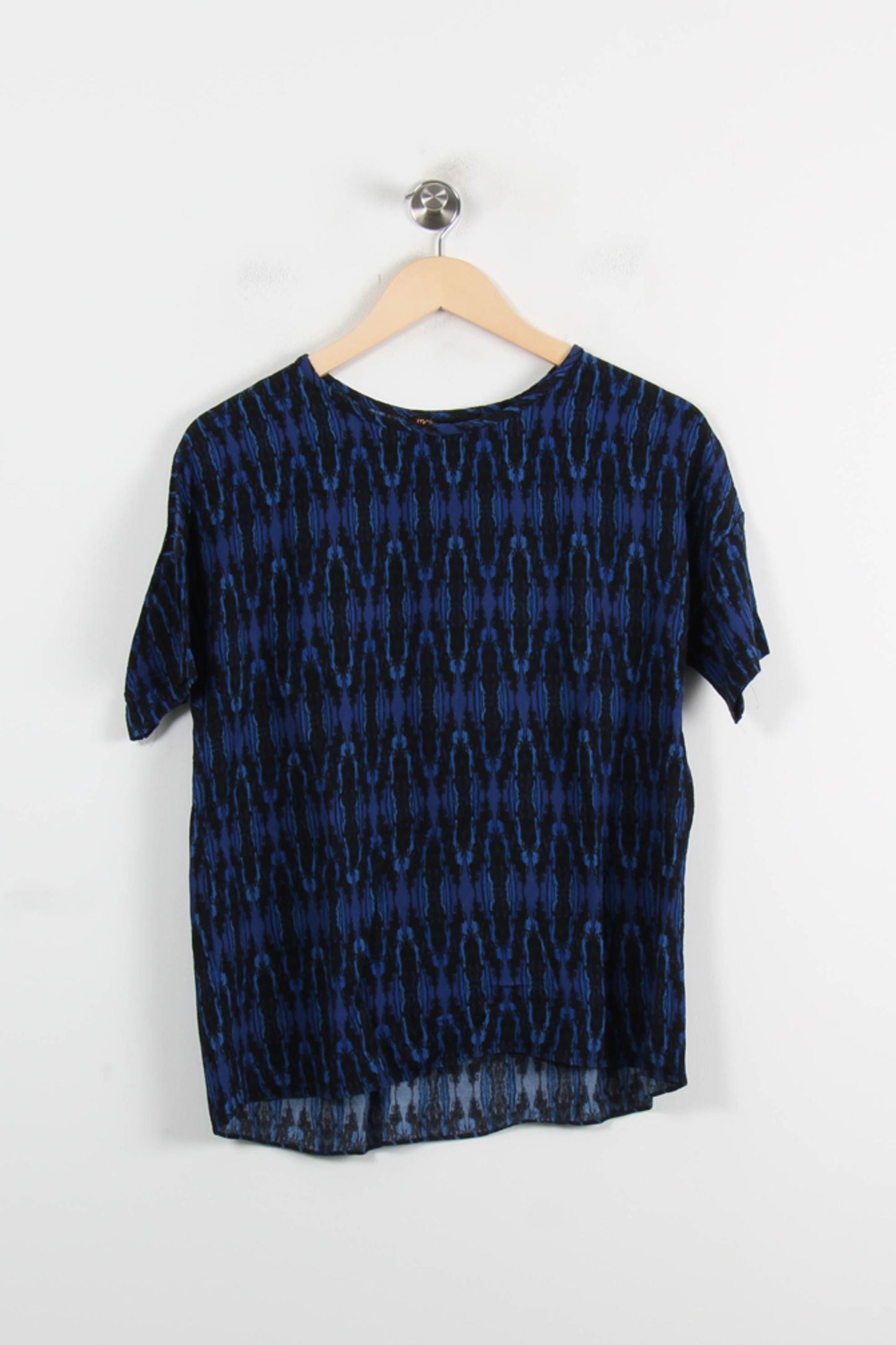 Blouse Bleu et Noir - Taille S/36