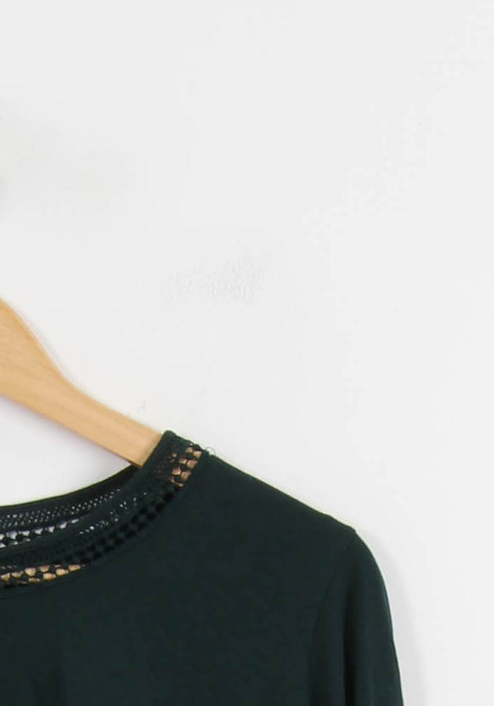 Tee-shirt Manches Longues Vert - Taille L/40