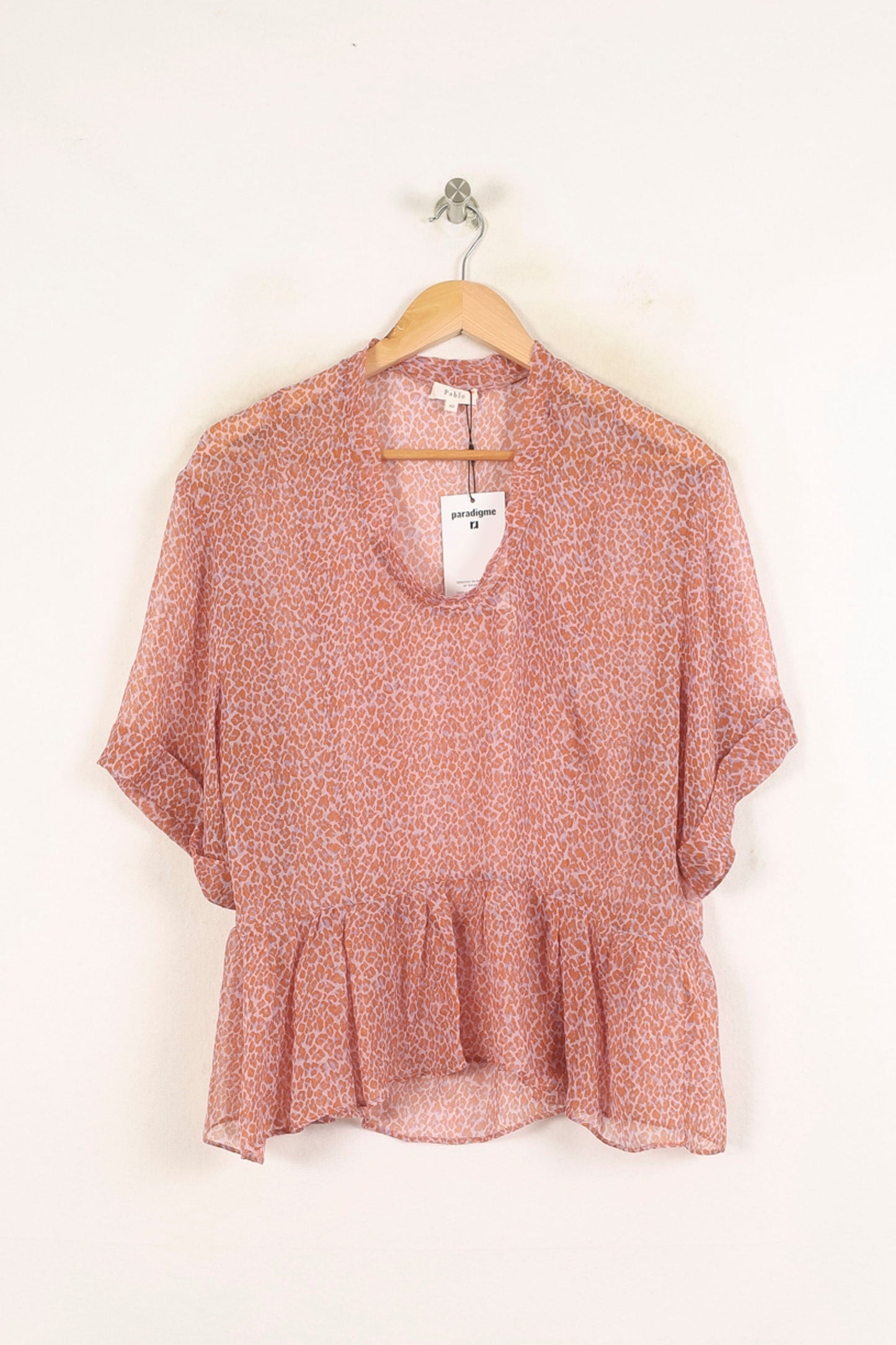 Blouse Rose et Blanche - Taille L/40