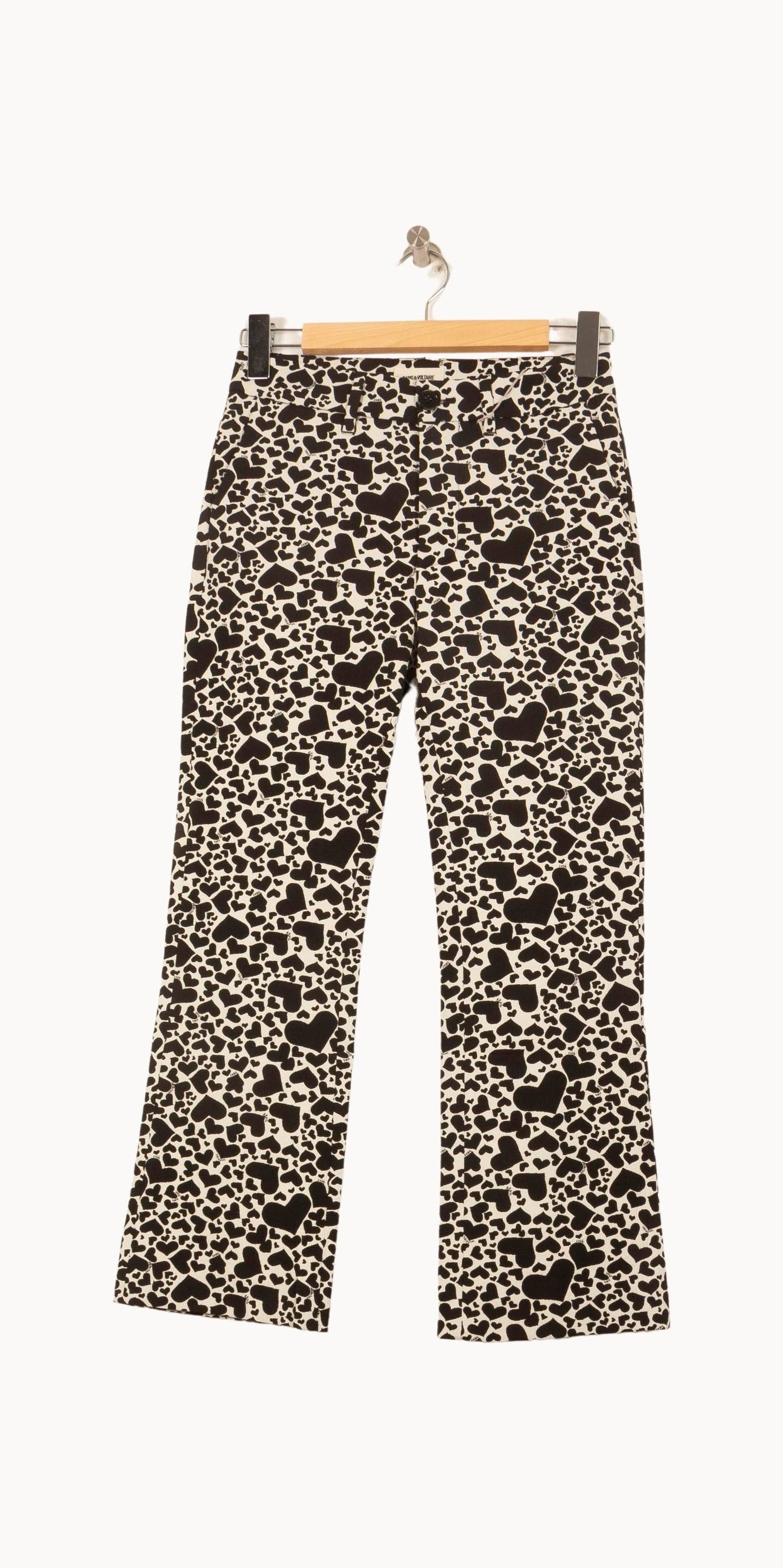 Pantalon Noir et Blanc - Taille XS/34