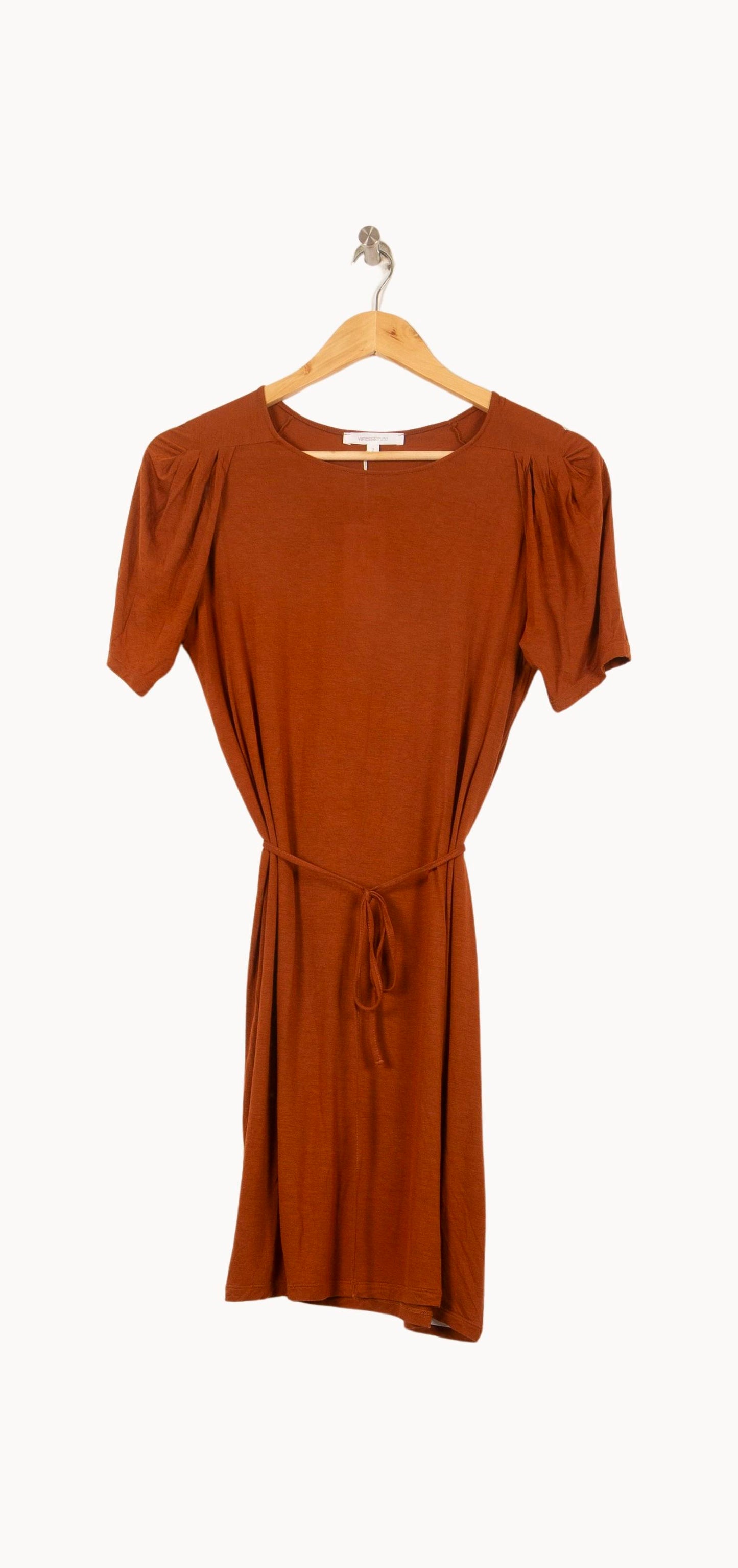 Robe Midi Marron - Taille XS/34