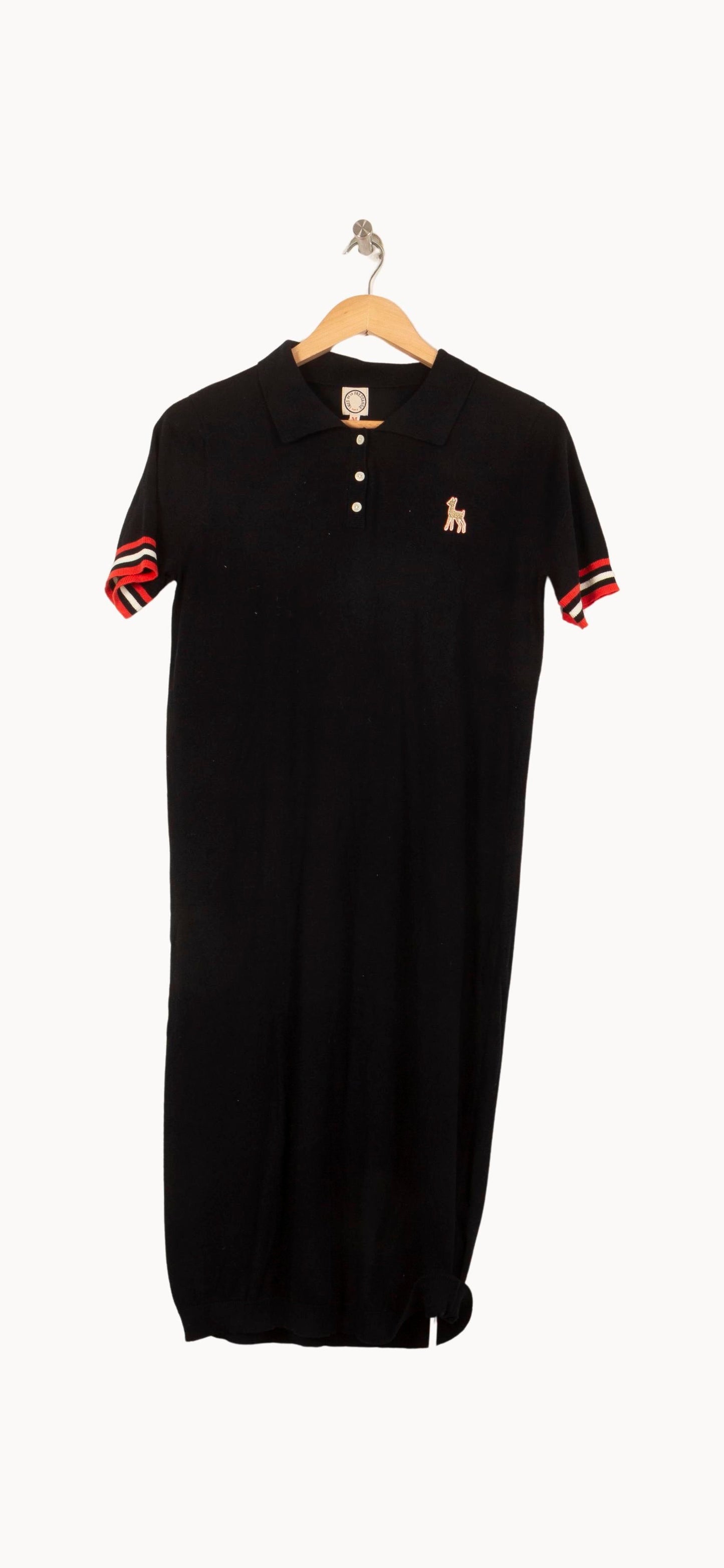 Robe noire et rouge - Taille M/38