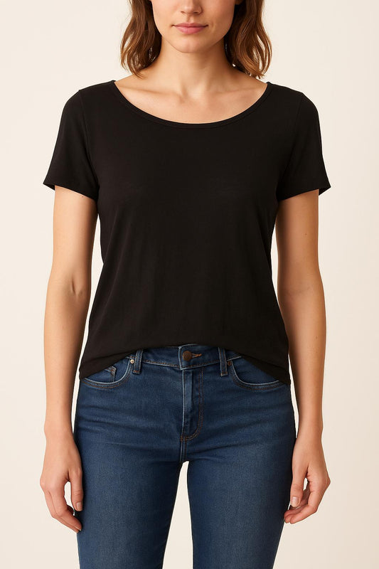 Tee-shirt Noir - Taille XS/34