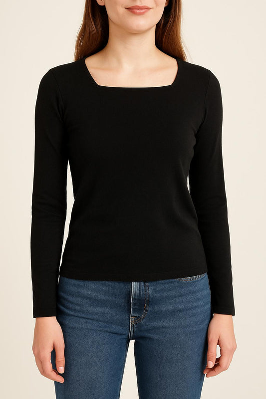 Pull Noir - Taille S/36