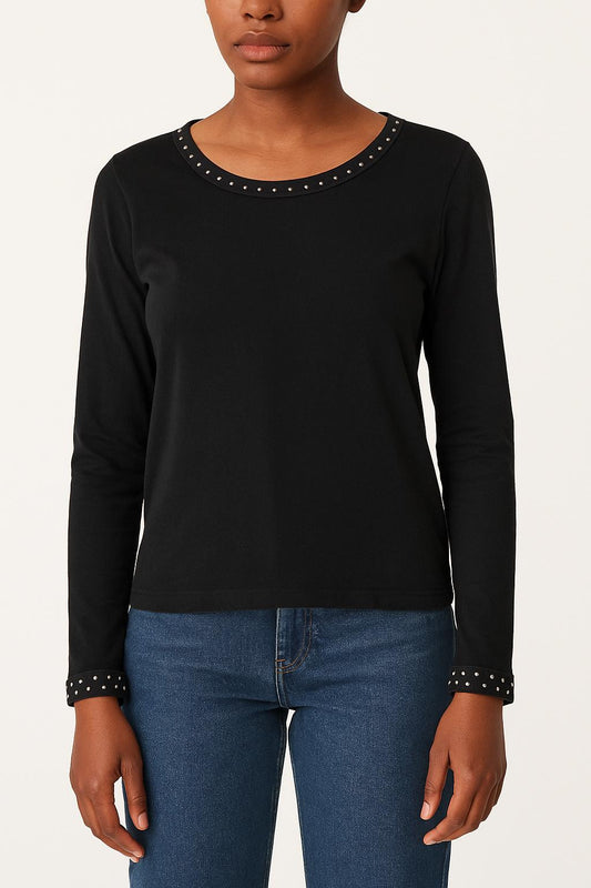 Tee-shirt Noir - Taille S/36