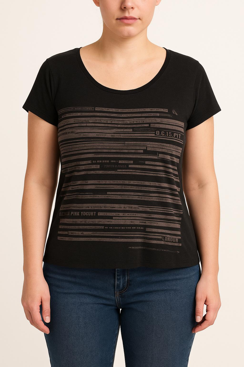 Tee-shirt Noir - Taille L/40