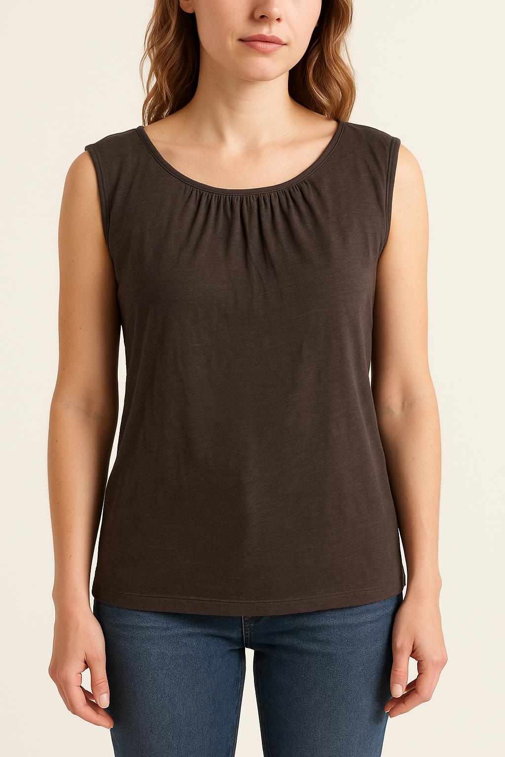 Tee-shirt Marron - Taille S/36