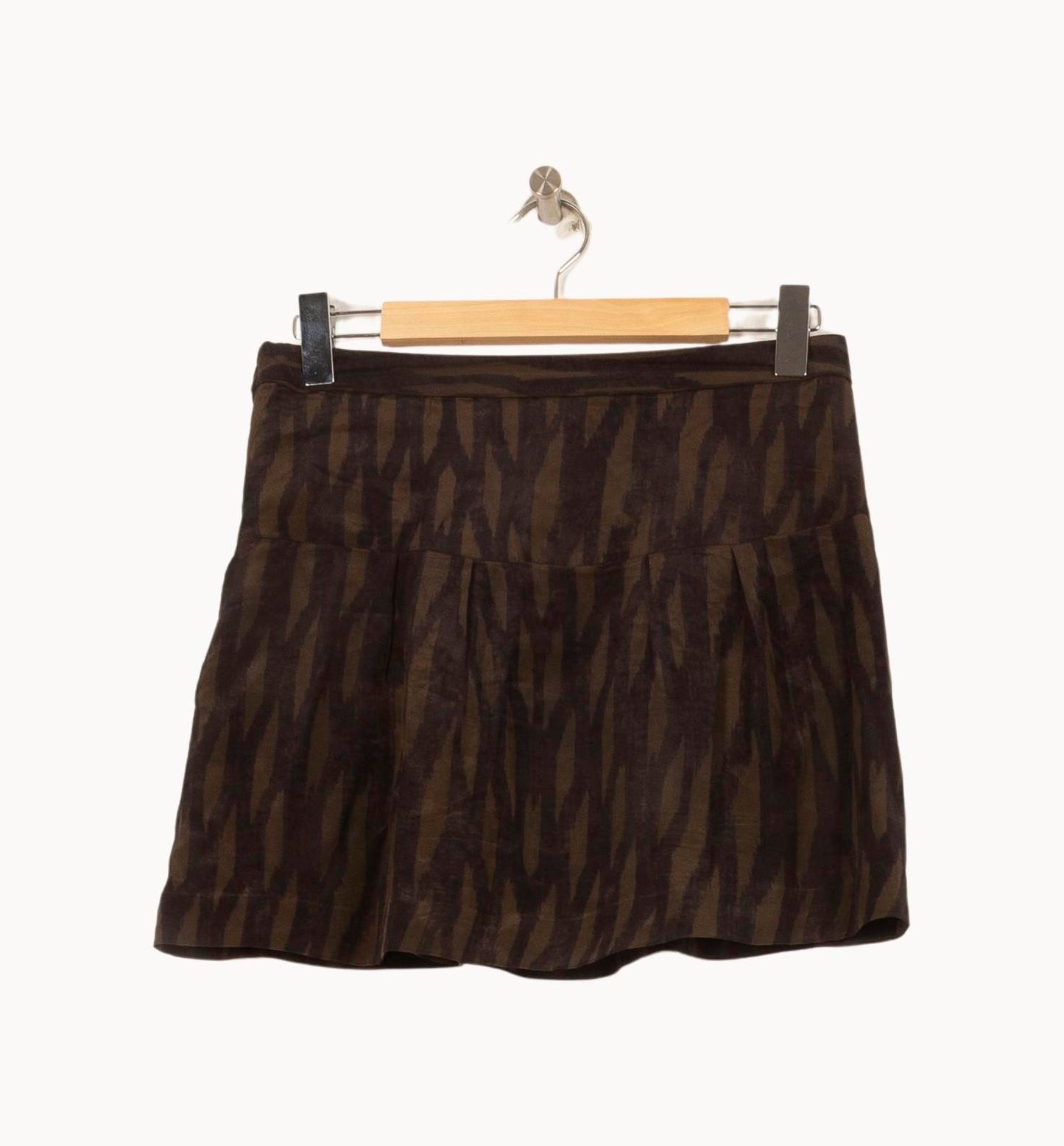 Jupe Courte Marron et Noir - Taille XS/34