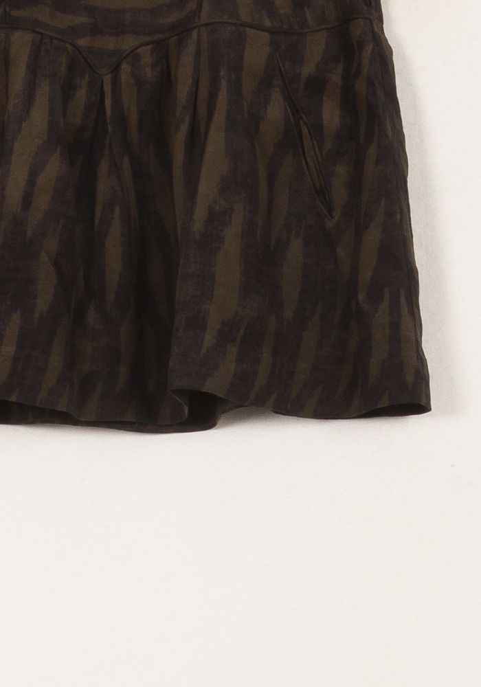 Jupe Courte Marron et Noir - Taille XS/34